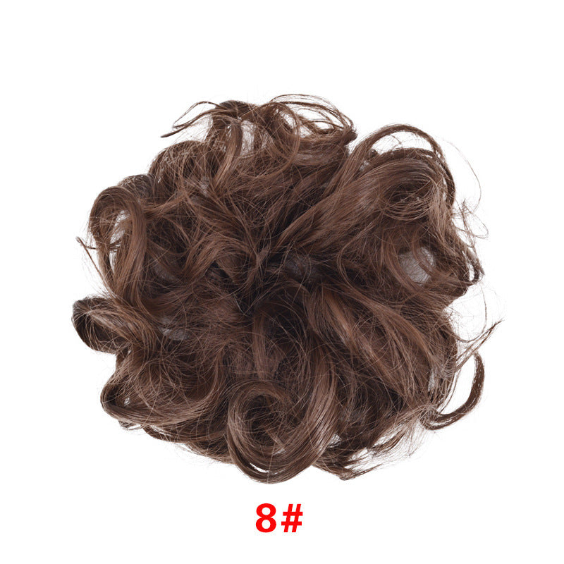Rubber Band Hair Ring for Bud Hairstyles