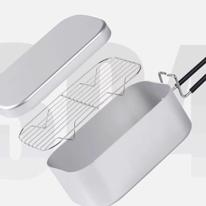 Outdoor Aluminum Camping Cookware Set (Portable)
