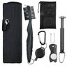 OUYILE Golf Accessories for MenGolf TowelGolf Club BrushGolf Club Groove Sharpener and Divot Repair Tool with Golf Pouch BagGolf Club Clean Tool KitGolf Accessories Kit