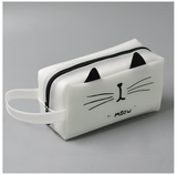 Cat Pencil Case, Silicone Stationery Organizer