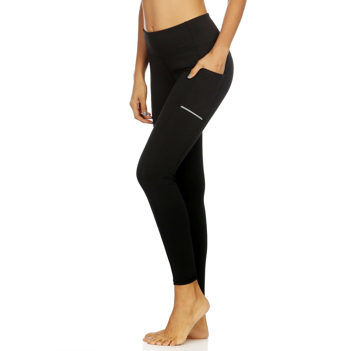 High Waist Elastic Skinny Yoga Trousers