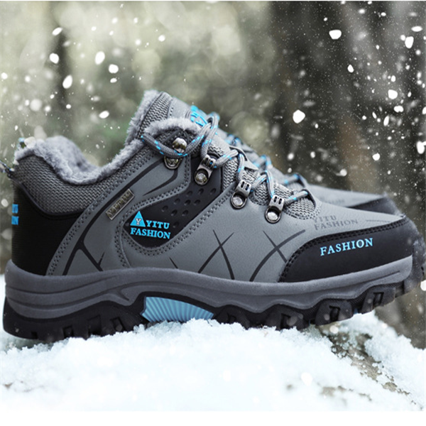 Men's High-Top Anti-Slip Hiking Shoes for Outdoors