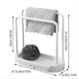 Double Row Kitchen Countertop Storage Rack (1pc)