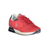 U.S. Polo Sneakers with Laces Red - Men's