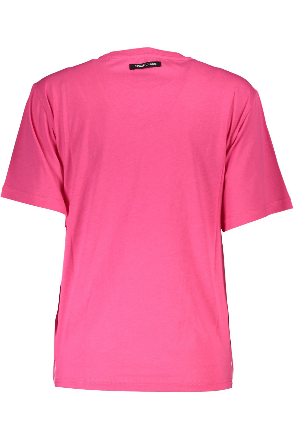 Cavalli Class Pink Cotton Women T-Shirt