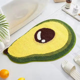 Simple Faux Cashmere Absorbent Bathroom Mat