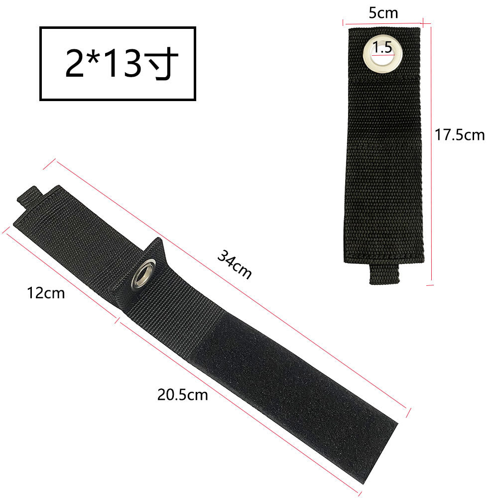 Outdoor Camping Nylon Hook and Loop Storage Straps