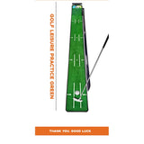 Outdoor & Home Golf Trainer Putting Blanket