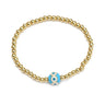 Women's New Eye Beads Bracelet Set
