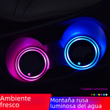 LED Car Cup Mat with Colorful Ambient Light