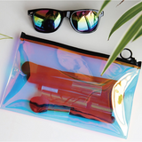Transparent Laser Travel Cosmetic Makeup Organizer Bag