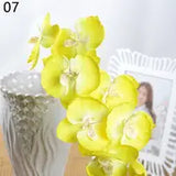 8 Heads Waterproof Artificial Orchids for Home Decor