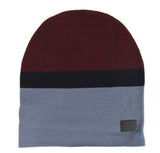 Gucci Unisex Burgundy Blue Wool Beanie Medium Knit Cap