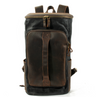 Outdoor Men's Waxed Canvas Backpack for Travel