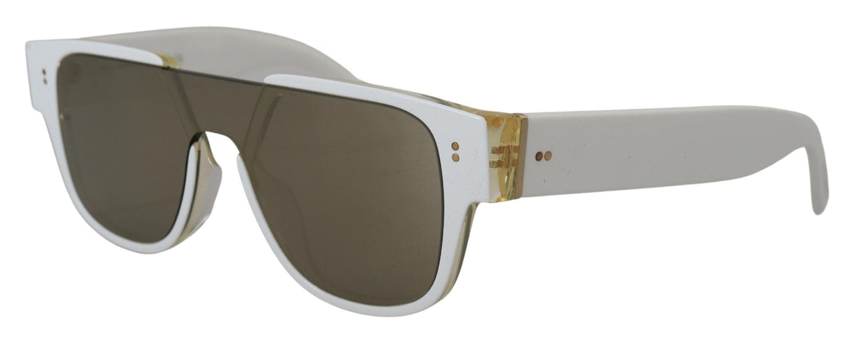 Dolce & Gabbana Elegant White Acetate Sunglasses for Women