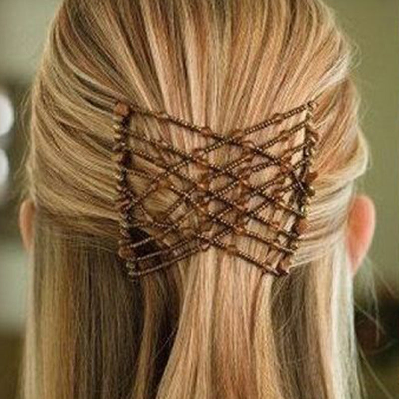 Bead Hair Comb, Wire Hair Styling Tool, Hair Brush