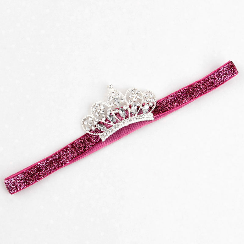 Crystal Crown Baby Headband for Kids' Hair