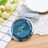 Creative Music Note Makeup Mirror for Girls