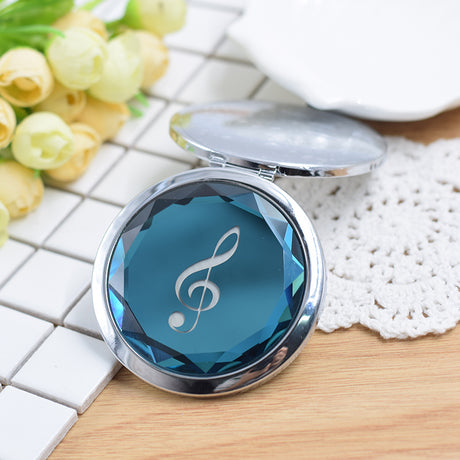Creative Music Note Makeup Mirror for Girls