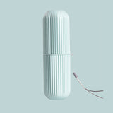 Portable Toothbrush and Toothpaste Storage Organizer