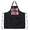 PXTIDY Nail Tech Apron With Pockets Nail Salon Gift Nail Tech Supplies Waterproof Apron Adjustable Nail Technician Apron (NAIL TECH 2)