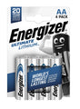 Energizer Batteries Lithium AA (4pcs) Ultimate Lithium