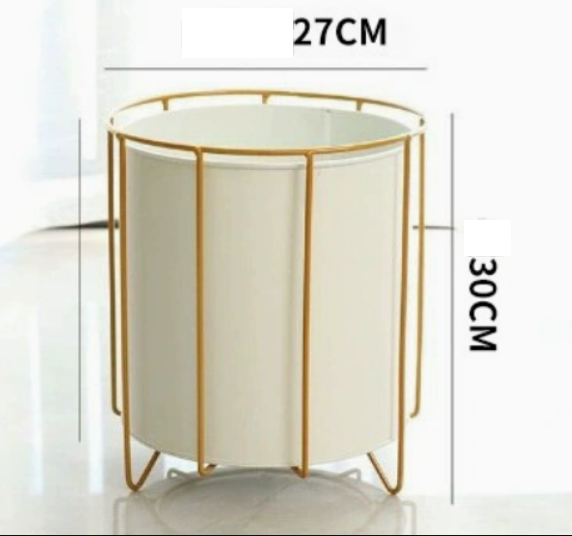 Nordic Style Iron Planter with Gold Trim (Large)
