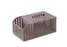 Minimalist Rattan-Style Tissue Box for Home Use