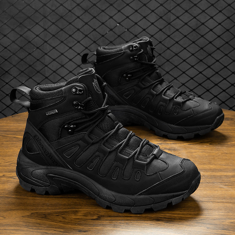 Men's Outdoor Hiking Shoes - Mid-Cut Training Boots