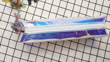 Laser Transparent Color Pencil Case, Korean Style Stationery