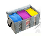 3-Compartment Clothing Organizer Storage Box