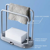 Double Row Kitchen Countertop Storage Rack (1pc)