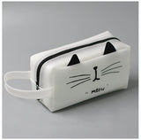 Cat Pencil Case, Silicone Stationery Organizer