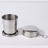 Stainless Steel Camping Folding Water Bottle & Cup