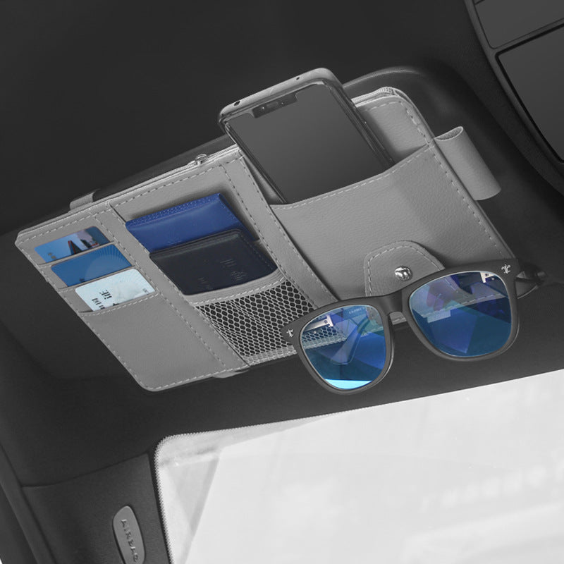 Multifunctional Car Visor Storage Clip for Glasses and Cards