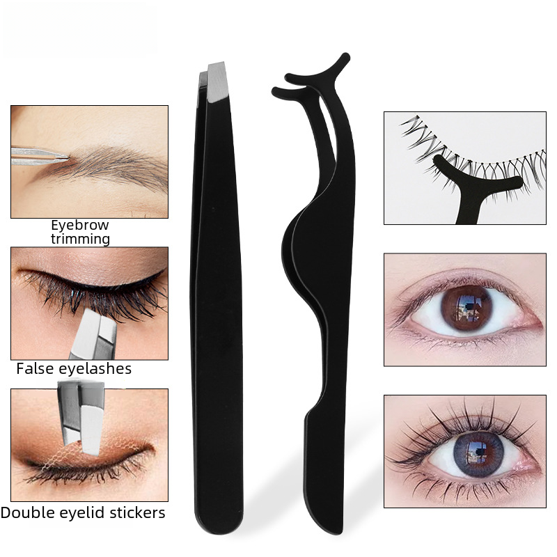 Arc Steel Tooth Eyelash Curler with Portable Makeup Tool