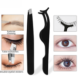 Arc Steel Tooth Eyelash Curler with Portable Makeup Tool