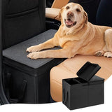 UNICITII Car Seat Extender for Large Dogs Back Seat Extender for Dogs up to 120 LBS Large Dog Car Seat with Storage Car Organizer Gap Filler for Front or Back Seat