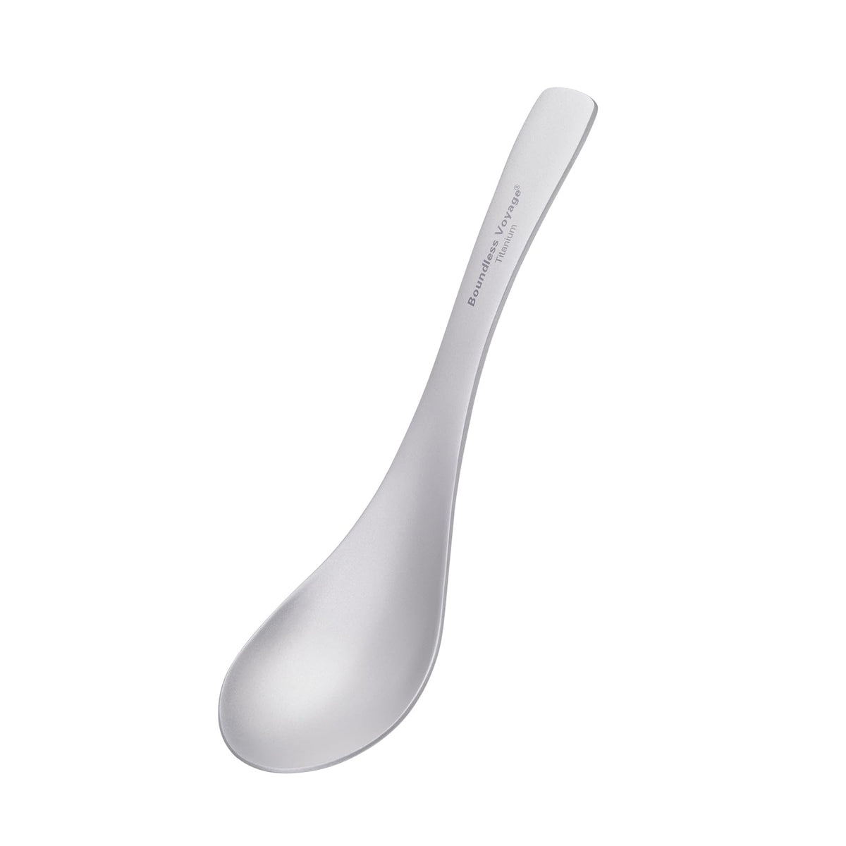 iBasingo Titanium Spoon with Big Bowl Ultralight Durable for Outdoor Camping Picnic BBQ Eating Soup Spoon Flatware Utensils 14cm Ti1030T 1 PC