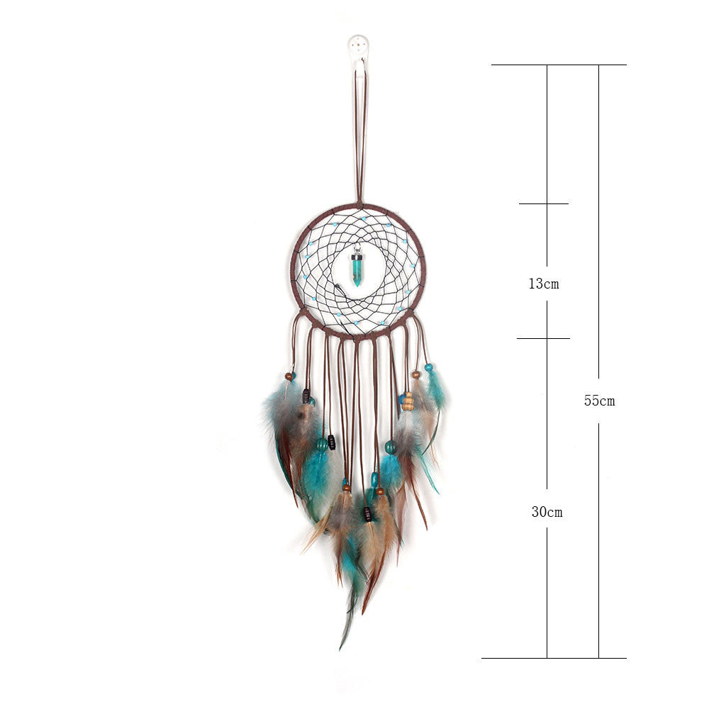 Feather Dream Catcher with LED Lights for Home Decor