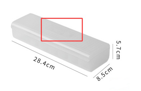 Transparent Cable Organizer for Office and Dorm Use