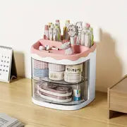 Cute Multi-color Transparent Pen Holder for Desk