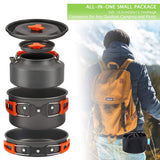 Outdoor Cooking Pot Set for Hiking and Camping