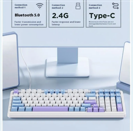 Wireless Three-model Bluetooth Office Keyboard