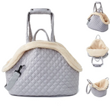 Quilted Korean-Style Pet Travel Bag