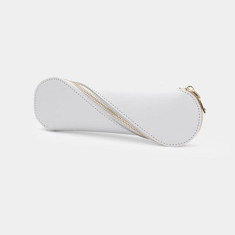 Slim Pencil Case Makeup Brush Holder with Zipper Pouch