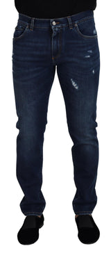 Dolce & Gabbana Chic Slim Fit Italian Denim Sensation