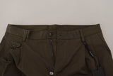 Dolce & Gabbana Elegant Green Cotton Chino Shorts