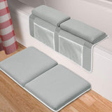 Kneeler Pad Elbow Support Baby Bath Kneeler with Elbow Rest Set for Large Bathtub with Toy Organizer Baby Bath Kneeler
