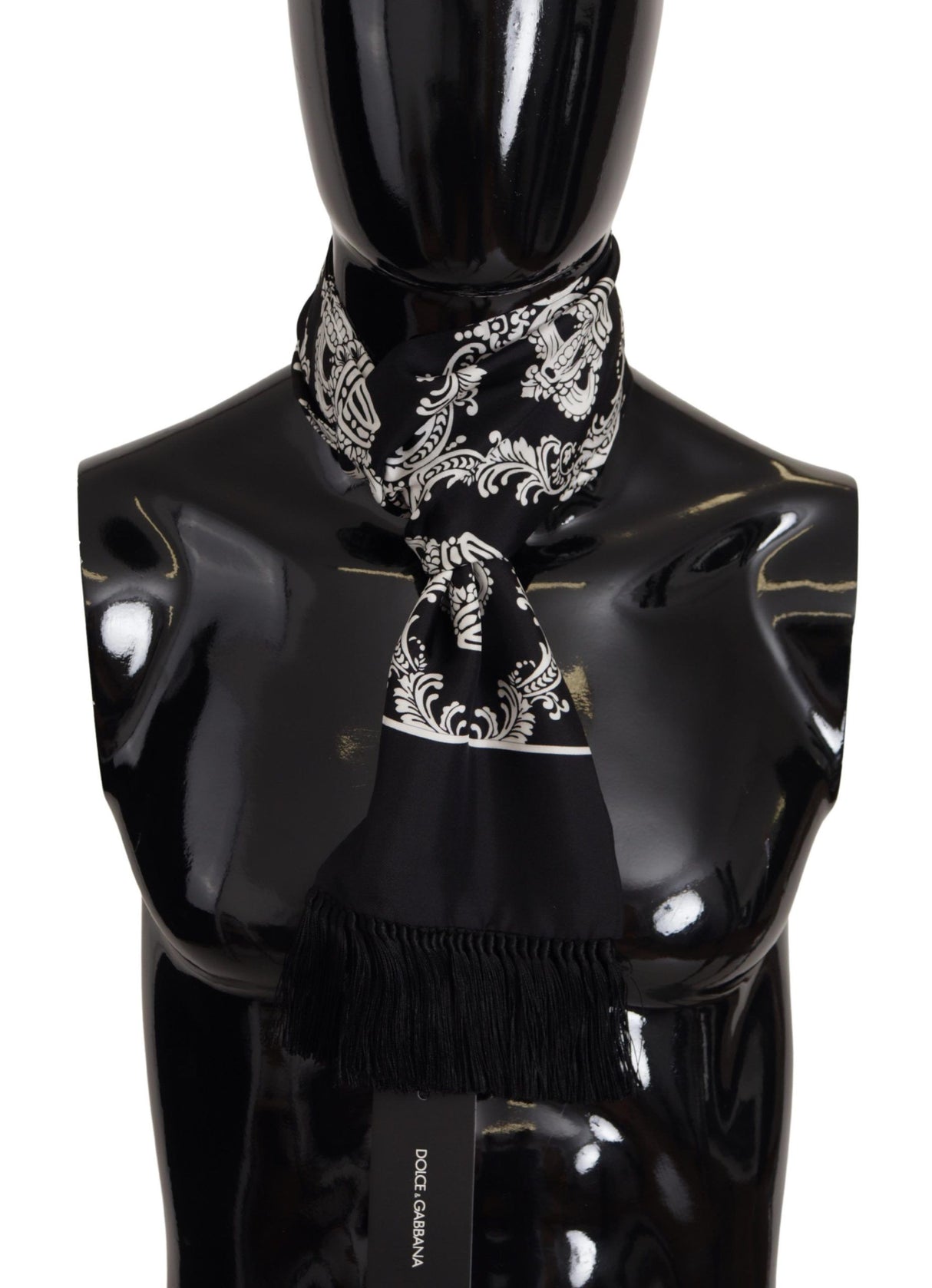 Dolce & Gabbana Regal Crown Silk Men's Scarf